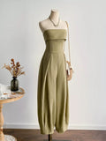 Wide Leg Tube Jumpsuit