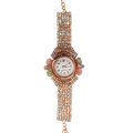 Stylish Analog Watch for Women – Elegant Round Dial with Metal Strap